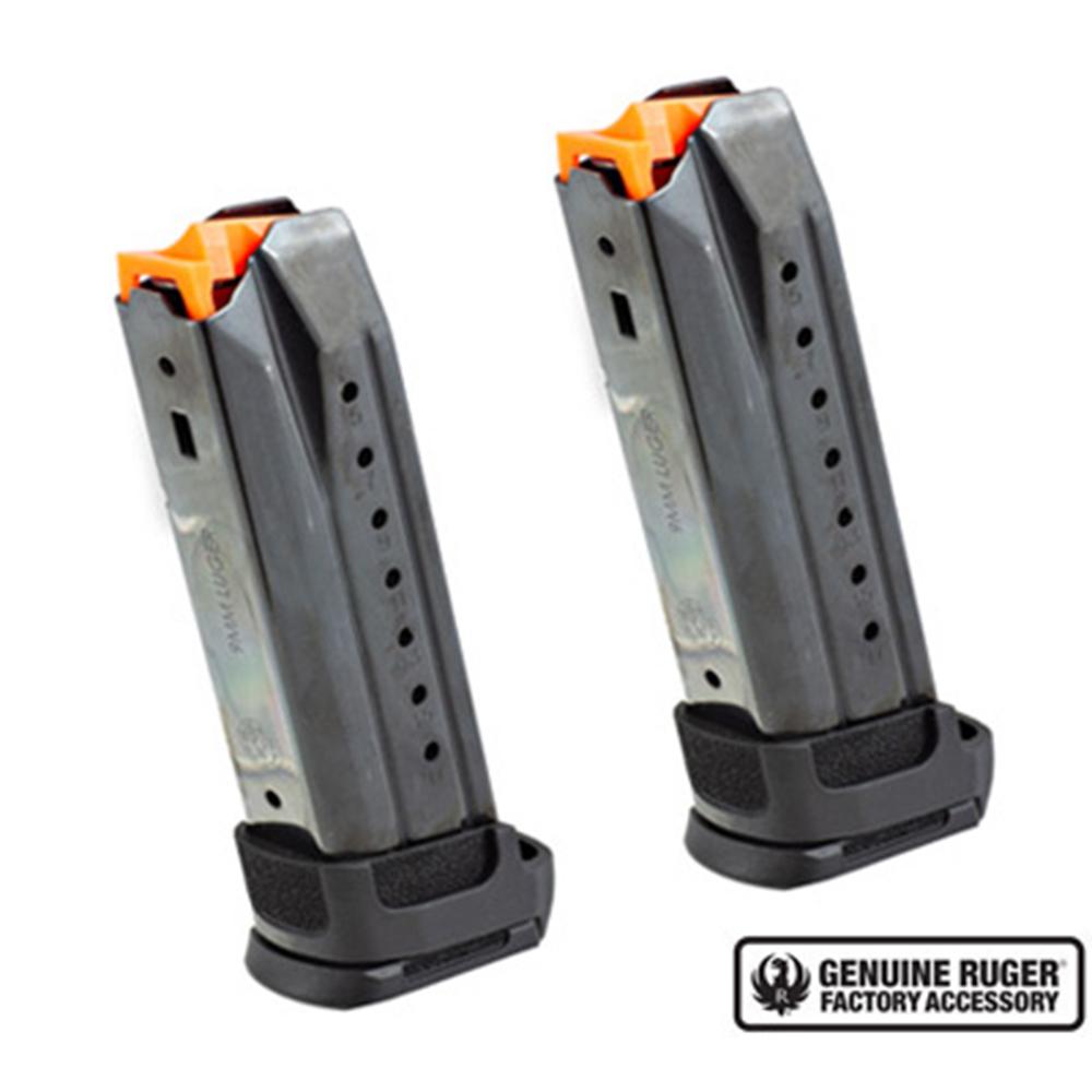 Ruger Security-9 Handgun Magazine 9mm Luger 17/rd 2/ct (image for) Ruger Security-9 Handgun Magazine 9mm Luger 17/rd 2/ct